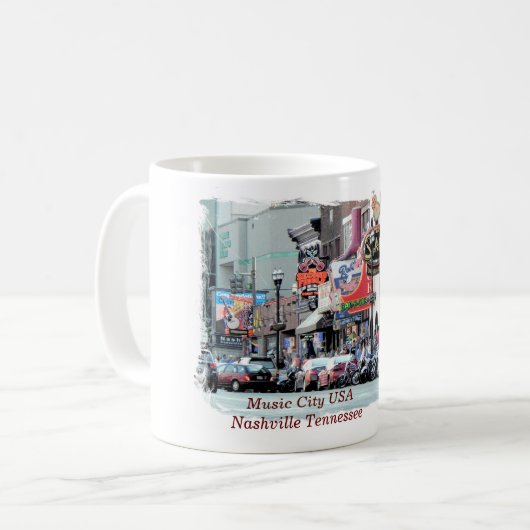 Nashville - koffie mok (Voorkant links)