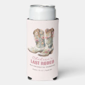 Nashville Laatste Rodeo Boots Bachelorette Party Seltzer Blikjeskoeler (Seltzer Voorkant)