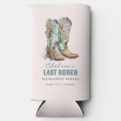 Nashville Laatste Rodeo Boots Bachelorette Party Seltzer Blikjeskoeler (Voorkant)