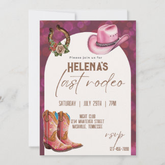 Nashville Laatste Rodeo vrijgezellenfeest Kaart