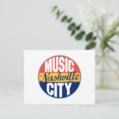 Nashville  Label Briefkaart (Staand voorkant)