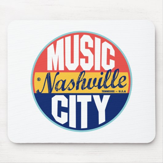 Nashville  Label Muismat (Voorkant)