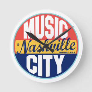Nashville Label Ronde Klok