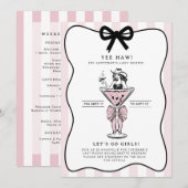 Nashville Last Rodeo Bachelorette Kaart (Voorkant / Achterkant)