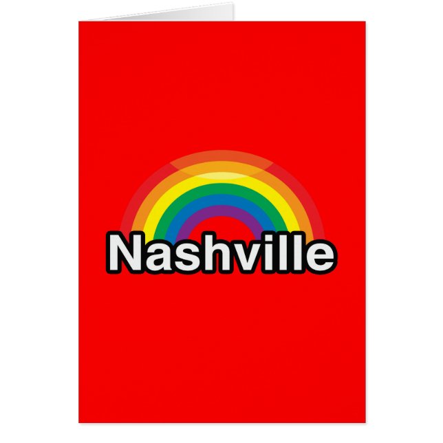NASHVILLE LGBT PRIDE RAINBOW (Voorkant)