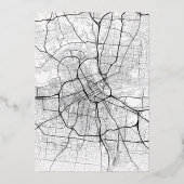 Nashville Love Locator | Bruiloft Bewaar de datum Folie Uitnodiging (Achterkant)