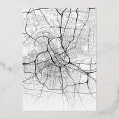 Nashville Love Locator | Stad thema bruiloft Folie Uitnodiging (Achterkant)