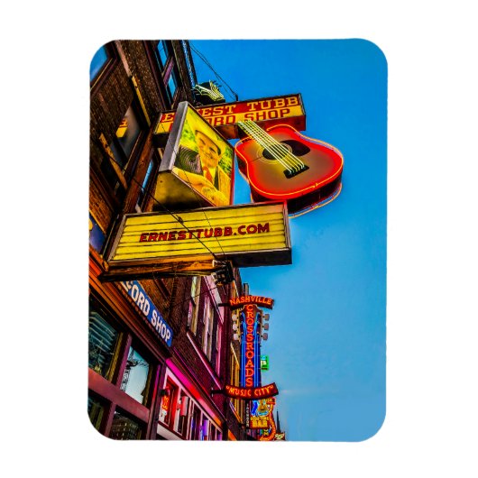 Nashville Lower Broadway Magnet Magneet (Verticaal)