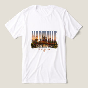 🎸 Nashville Luxe Editoriale Stijl Skyline 🎸 Tri-Blend Shirt