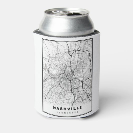 Nashville Map Blikjeskoeler (Blikje Achterkant)