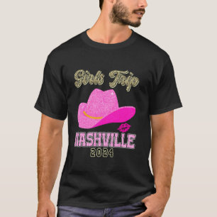 Nashville Meisjes Trip 2024 Leopard Bachelor Party T-shirt