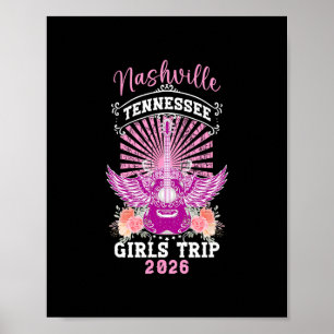 Nashville Meisjesreis 2026 Meisjes Reizen Nashvill Poster