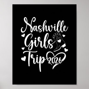 Nashville Meisjesreis 2026 Meisjes Vakantie Nashvi Poster