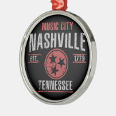 Nashville Metalen Ornament (Links)