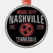 Nashville Metalen Ornament (Voorkant)