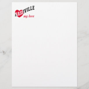 Nashville mijn liefde briefhoofd
