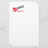 Nashville mijn liefde briefpapier (Voorkant / Achterkant)