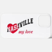 Nashville mijn liefde Case-Mate iPhone case (Achterkant (horizontaal))
