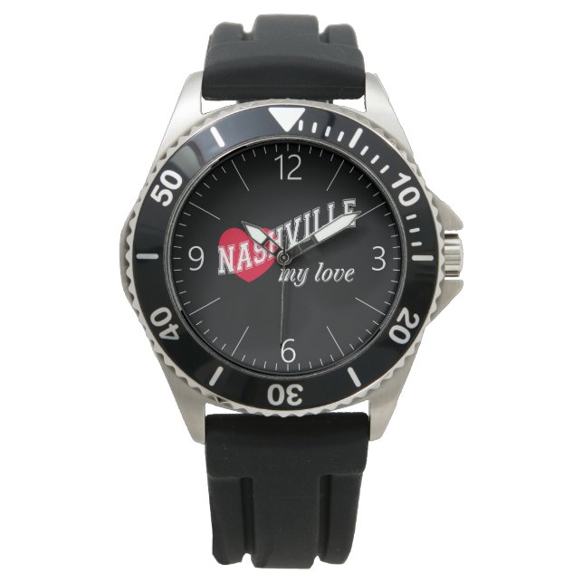 Nashville mijn liefde horloge (Voorkant)