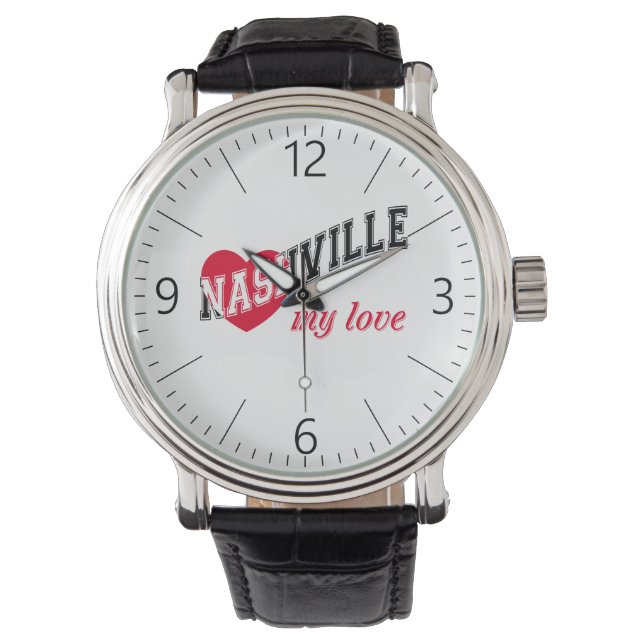 Nashville mijn liefde horloge (Voorkant)