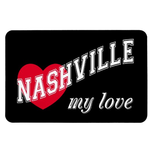 Nashville mijn liefde magneet (Horizontaal)