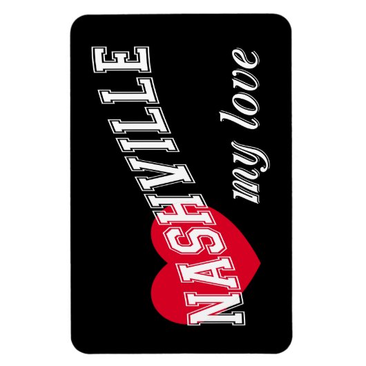 Nashville mijn liefde magneet (Verticaal)