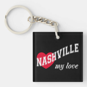 Nashville mijn liefde sleutelhanger
