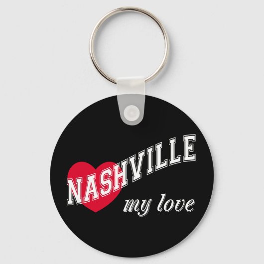 Nashville mijn liefde sleutelhanger (Voorkant)