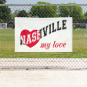 Nashville mijn liefde spandoek (Insitu)