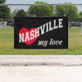 Nashville mijn liefde spandoek (Insitu)