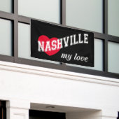 Nashville mijn liefde spandoek (Buitenkant Gebouw)