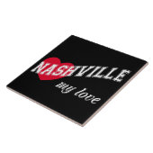 Nashville mijn liefde tegeltje (Zijkant)