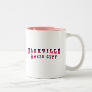 Nashville Music City 2 Tweekleurige Koffiemok
