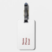 Nashville Music City Bagagelabel (Achterkant verticaal)