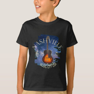 Nashville Music City  Design T-shirt