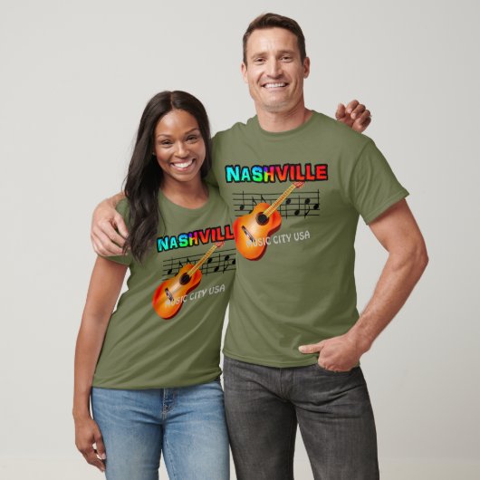Nashville Music City -- Heren T-shirt (Unisex)