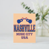 Nashville, Music City USA Briefkaart (Staand voorkant)