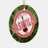 Nashville Music City USA Circle Ornament (Rechts)