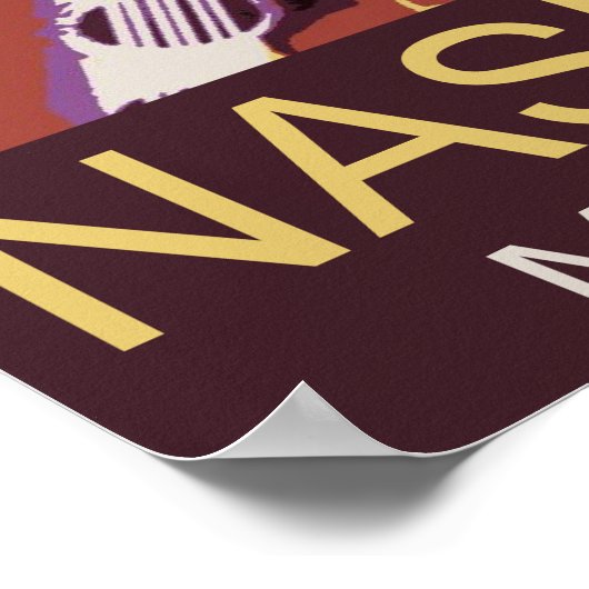 Nashville Music City USA Poster (Hoek)