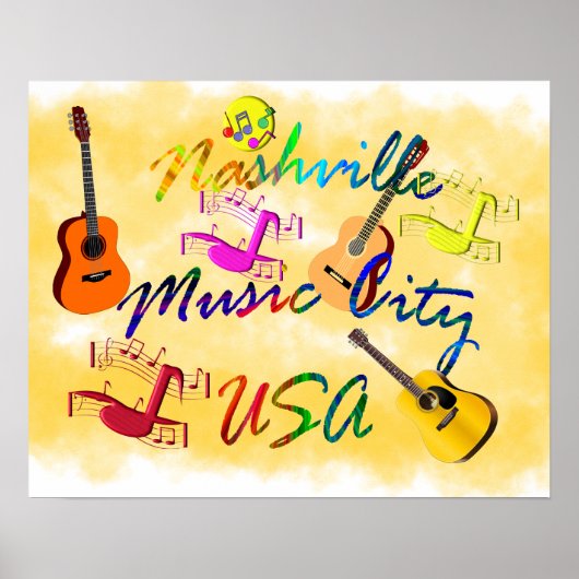 Nashville - Music City USA Poster (Voorkant)