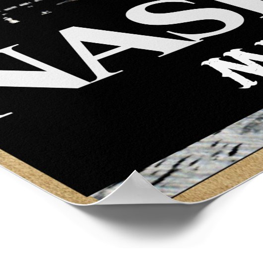 Nashville Music City USA Poster (Hoek)