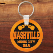 Nashville Music City USA Sleutelhanger (Voorkant)