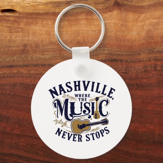 Nashville Music Sleutelhanger (Voorkant)