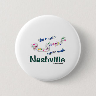 Nashville Muzieknoten Ronde Button 5,7 Cm