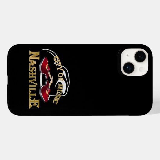 Nashville. Muziekstad Case-Mate iPhone Case (Achterkant (horizontaal))