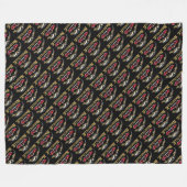 Nashville. Muziekstad Fleece Deken (Voorkant (Horizontaal))