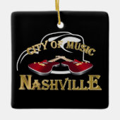 Nashville. Muziekstad Keramisch Ornament (Voorkant)