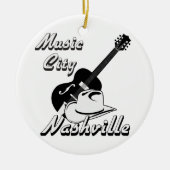 Nashville. Muziekstad Keramisch Ornament (Voorkant)