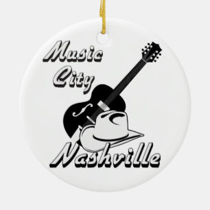 Nashville. Muziekstad Keramisch Ornament