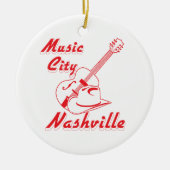 Nashville. Muziekstad Keramisch Ornament (Voorkant)